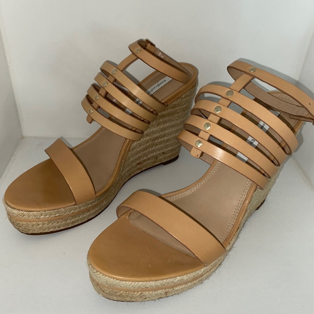 DVF leather espadrilles